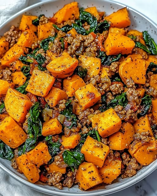 Healthy Turkey Sweet Potato Skillet