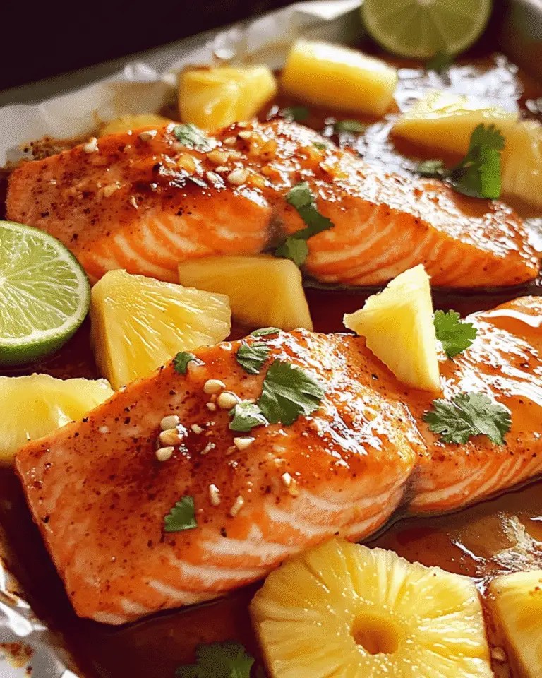 Baked Pineapple Salmon