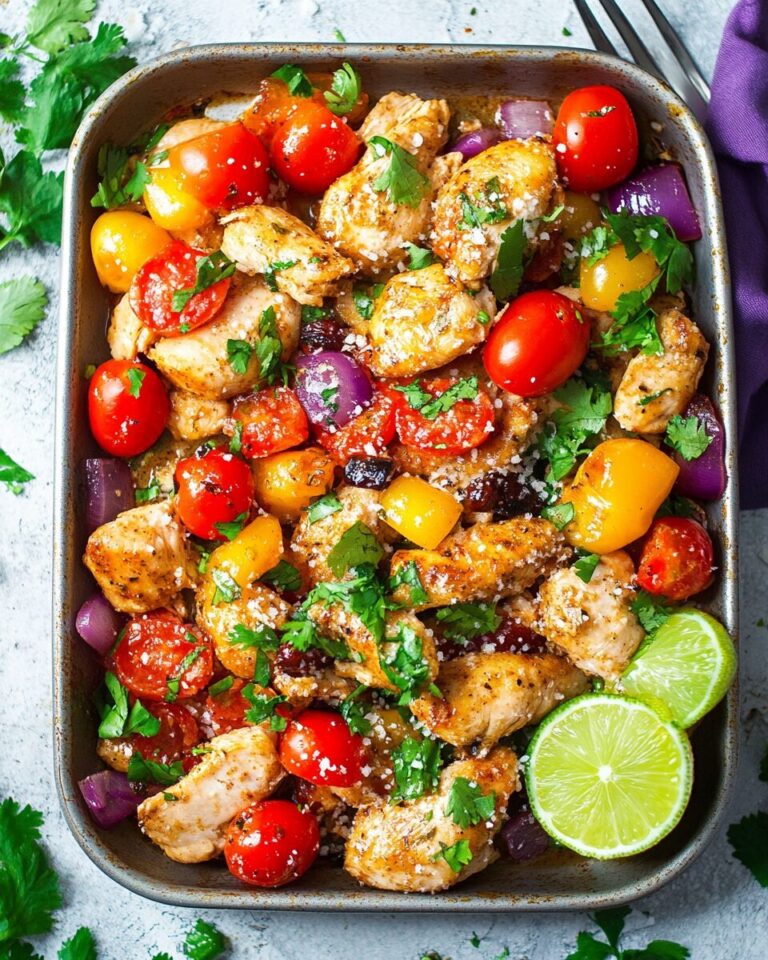 Tropical Hawaiian Chicken Sheet Pan Dinner