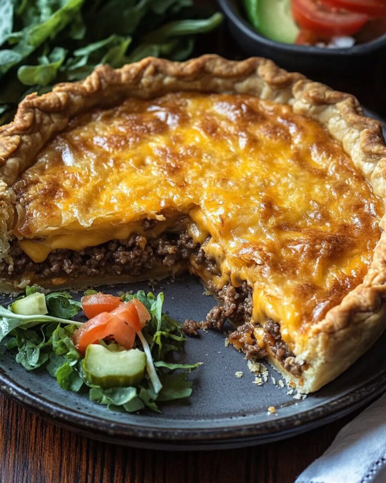 Easy Impossible Cheeseburger Pie Recipe