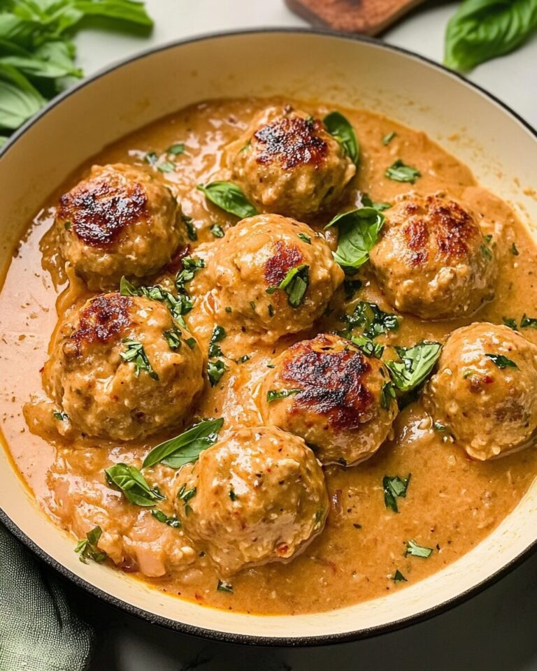 Creamy Marry Me Chicken Meatballs