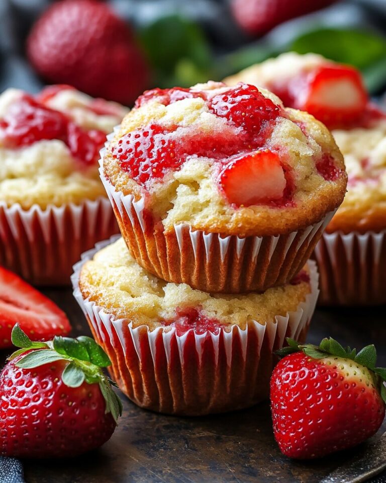 Easy Strawberry Cream Cheese Muffins Recipe