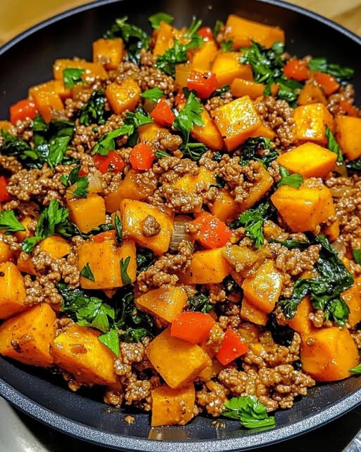 Ground Beef Veggie Skillet