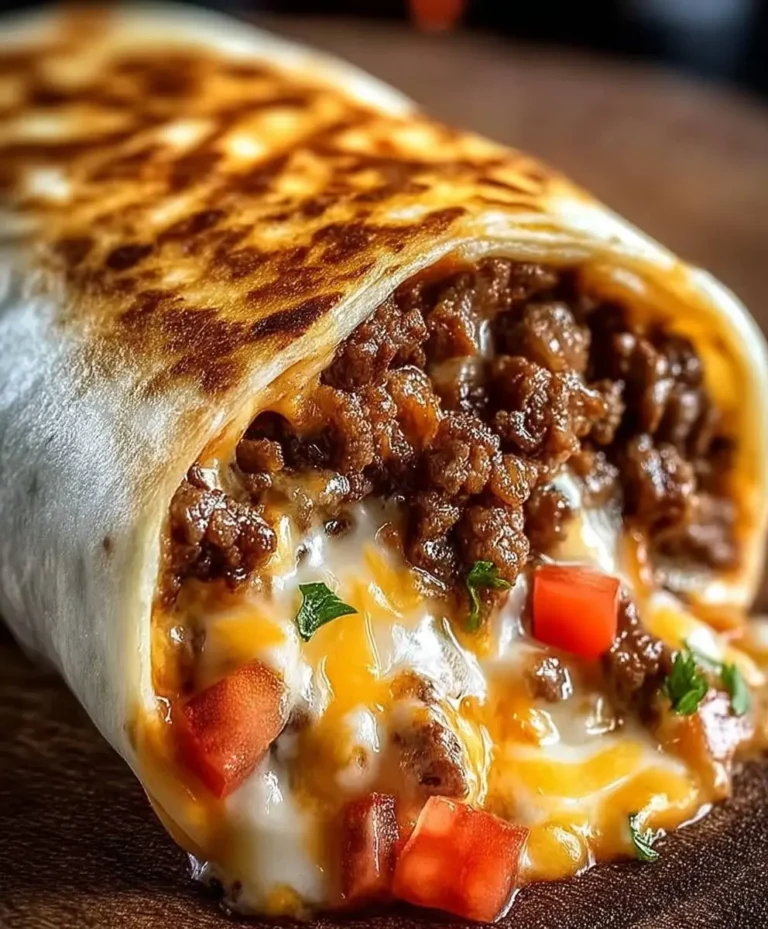 Beefy Cheese Melt Burrito