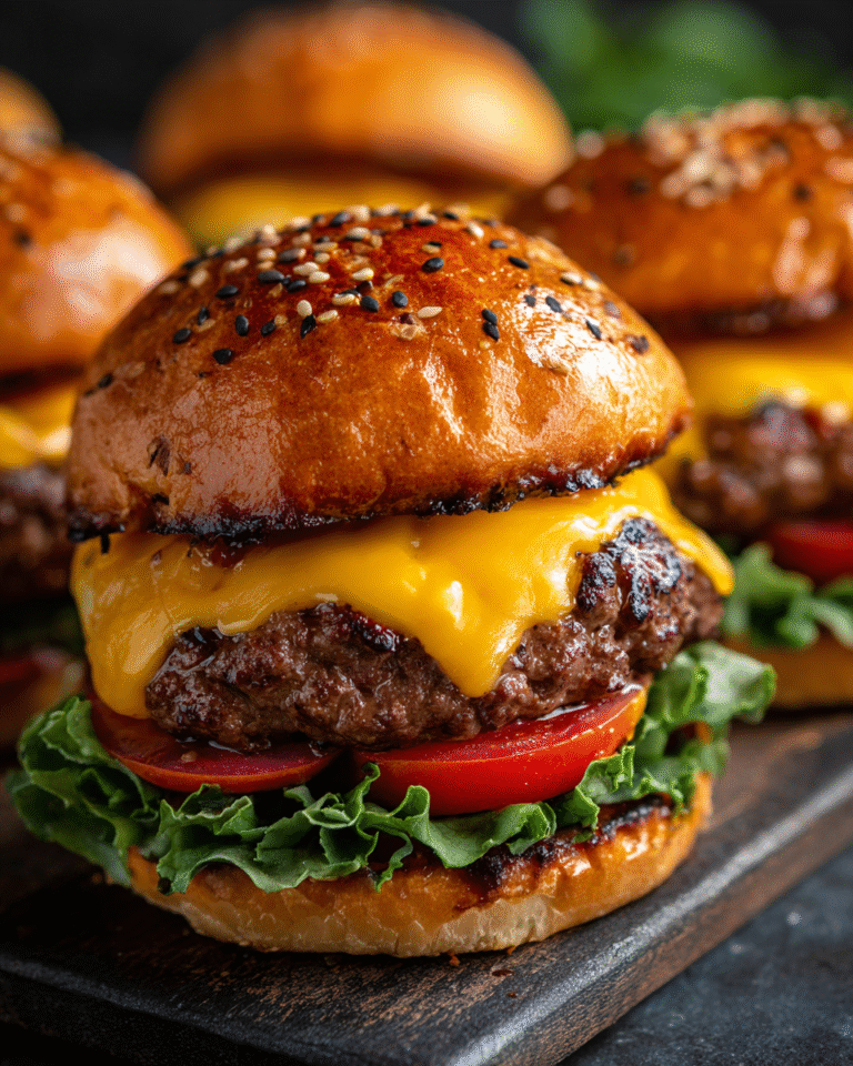 Teriyaki Parmesan Burger Recipe