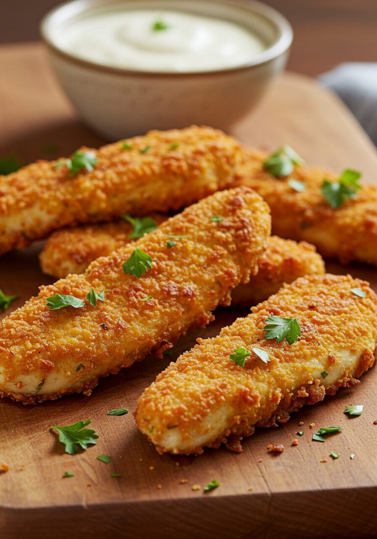 Easy Baked Chicken Fingers