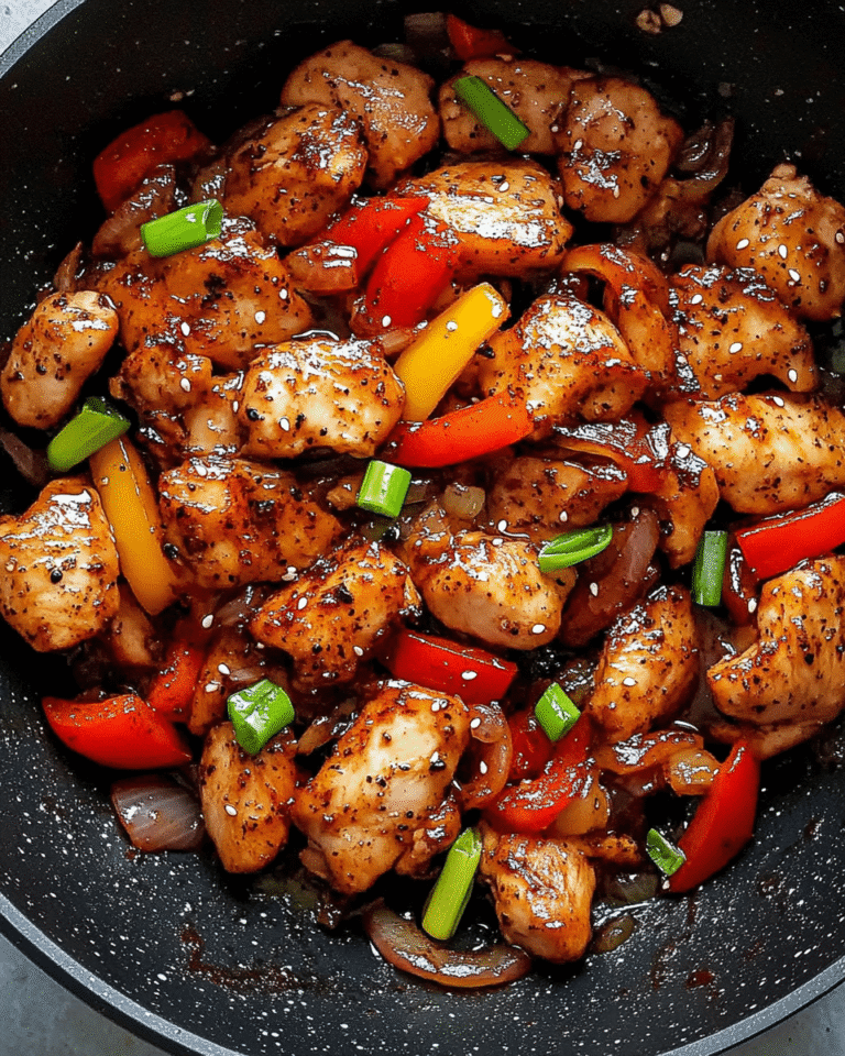 Black Pepper Chicken Stir Fry