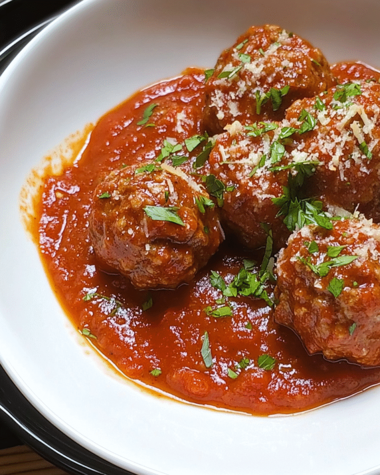 Beef Meatballs in Tomato Sauce