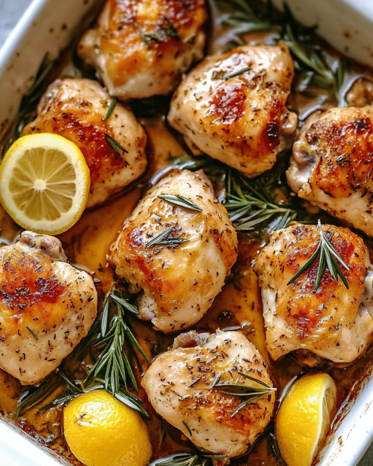Lemon Garlic Rosemary Chicken